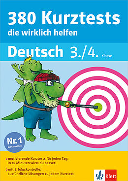 E-Book (pdf) Klett 380 Kurztests, die wirklich helfen - Deutsch 3./4. Klasse von Petra Bohn, Holger Geßner, Kathrin Glasschröder