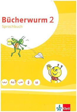 Kartonierter Einband Bücherwurm Sprachbuch 2. Ausgabe für Berlin, Brandenburg, Mecklenburg-Vorpommern, Sachsen, Sachsen-Anhalt, Thüringen von 