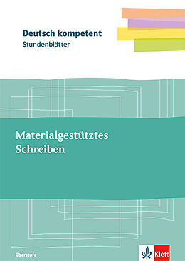 Kartonierter Einband Materialgestütztes Schreiben von Stefan Schäfer