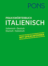 Kartonierter Einband PONS Praxiswörterbuch Italienisch von 