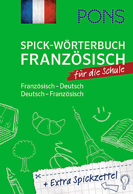 Kartonierter Einband PONS Spick-Wörterbuch Französisch für die Schule von 