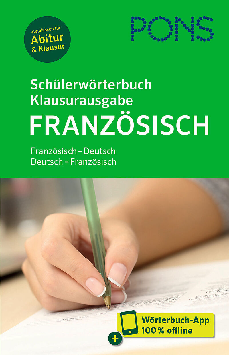 PONS Schülerwörterbuch Klausurausgabe Französisch - - Buch Kaufen | Ex ...