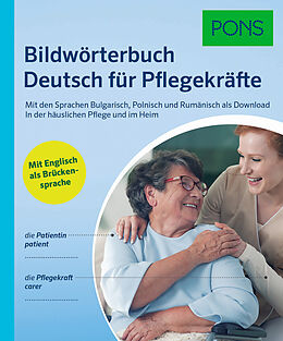 Kartonierter Einband PONS Bildwörterbuch Deutsch für Pflegekräfte von 