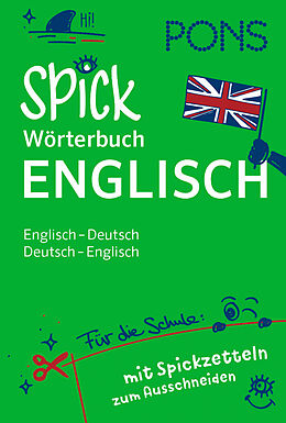 Kartonierter Einband PONS Spick-Wörterbuch Englisch für die Schule von 