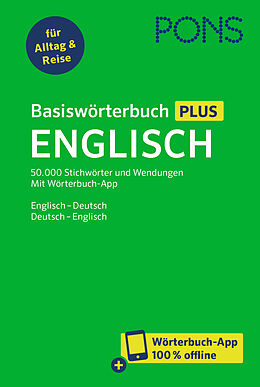 Broschiert PONS Basiswörterbuch Plus Englisch von 