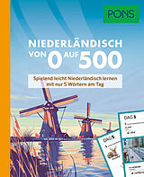 Kartonierter Einband PONS Niederländisch von 0 auf 500 von 