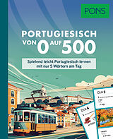 Kartonierter Einband PONS Portugiesisch von 0 auf 500 von 