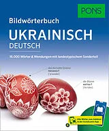 Kartonierter Einband PONS Bildwörterbuch Ukrainisch von 