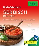 Kartonierter Einband PONS Bildwörterbuch Serbisch von 