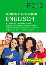 Kartonierter Einband PONS Wörterbuch für die Schule Englisch von 