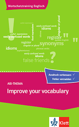 Kartonierter Einband Improve your vocabulary von Louise Carleton-Gertsch