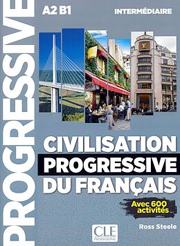 Couverture cartonnée Civilisation progressive du français - Niveau intermédiaire de 