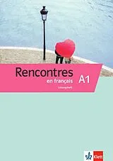 Kartonierter Einband Rencontres en français A1 von