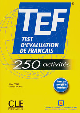 Couverture cartonnée TEF - 250 activités. Livre de l'élève de 