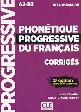 Couverture cartonnée Phonétique progressive du français, Niveau intermédiaire de 