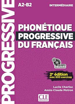 Couverture cartonnée Phonétique progressive du français, Niveau intermédiaire de 