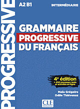 Couverture cartonnée Grammaire progressive du français - Niveau intermédiaire. Buch + Audio-CD de Maïa Grégoire, Odile Thiévenaz