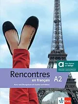 Kartonierter Einband Rencontres en français A2 - Hybride Ausgabe allango von 