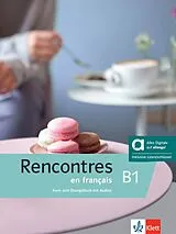Kartonierter Einband Rencontres en français B1 - Hybride Ausgabe allango von 