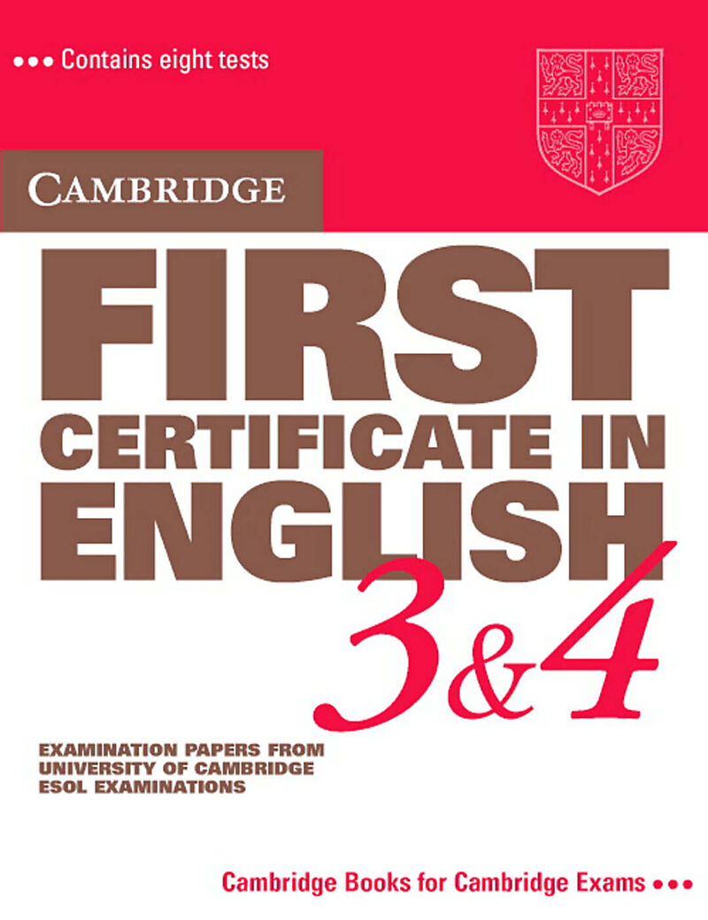 Cambridge First Certificate in English 3 & 4 combined