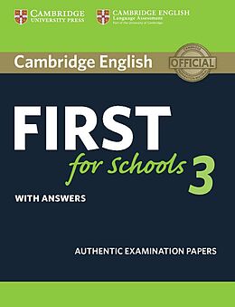 Kartonierter Einband Cambridge English First for Schools 3 von 