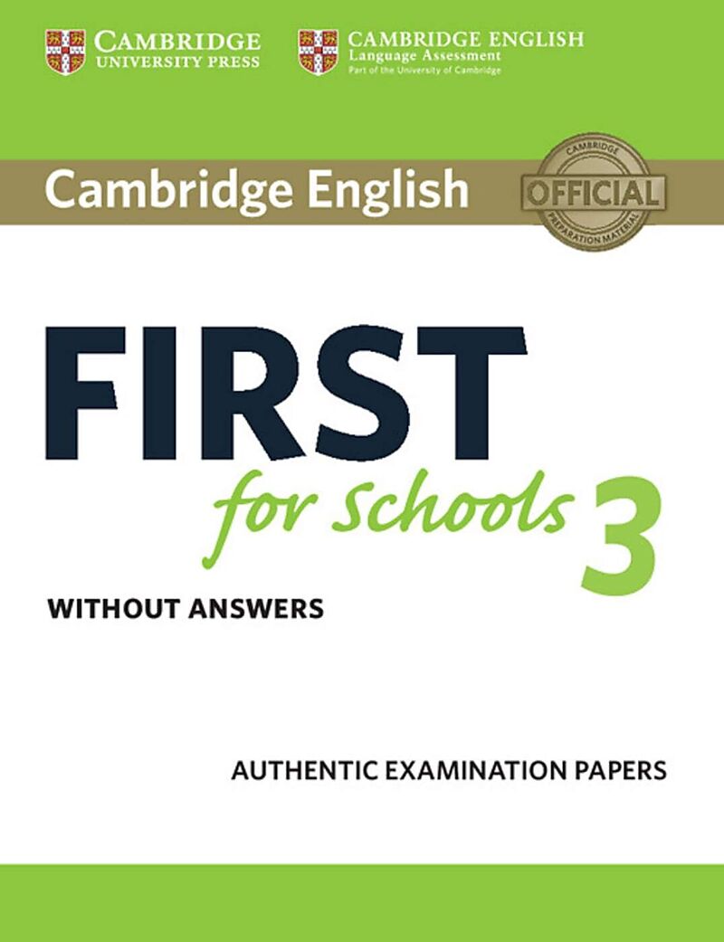 Cambridge English First for Schools 3