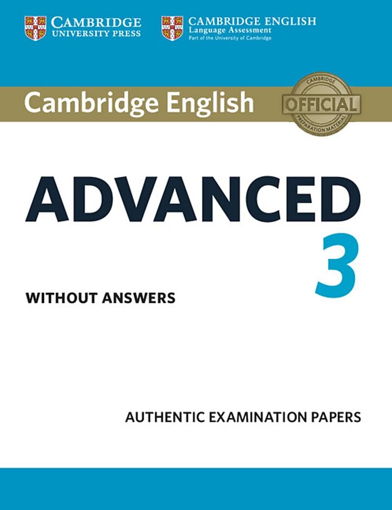 english 3 student's answers book cambridge without advanced Book Advanced 3 without English Cambridge Student's