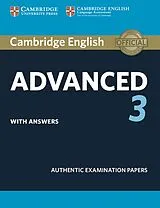 Kartonierter Einband (Kt) Cambridge English Advanced 3 von