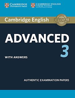 Couverture cartonnée Cambridge English Advanced 3 de 