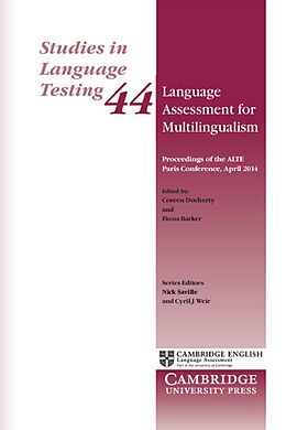 Kartonierter Einband Language Assessment for Multilingualism von 