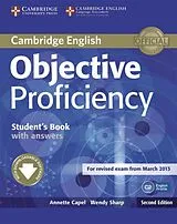 Kartonierter Einband Objective Proficiency von Annette Capel, Wendy Sharp