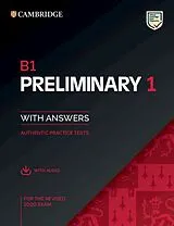 Kartonierter Einband Cambridge English Preliminary 1 for revised exam from 2020 - Student's Book with Answers with downloadable audio von 