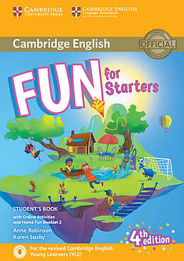 Couverture cartonnée Fun for Starters 4th Edition de Anne Robinson, Karen Saxby