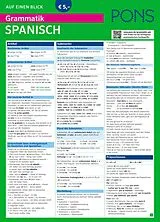 Kartonierter Einband (Kt) PONS Grammatik auf einen Blick Spanisch von 