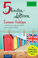 Kartonierter Einband PONS 5-Minuten-Lektüren Englisch A1 - Summer Holidays von Dominic Butler