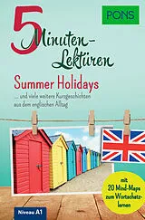 Kartonierter Einband (Kt) PONS 5-Minuten-Lektüren Englisch A1 - Summer Holidays von Dominic Butler