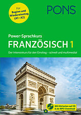 Kartonierter Einband PONS Power-Sprachkurs Französisch 1 von Isabelle Langenbach