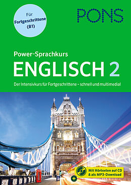 Kartonierter Einband PONS Power-Sprachkurs Englisch 2 von 