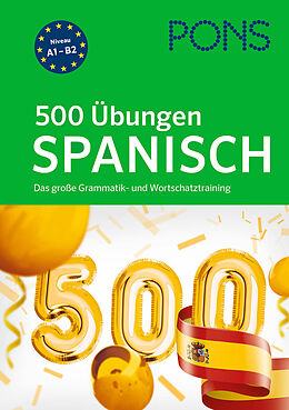 Kartonierter Einband PONS 500 Übungen Spanisch von 