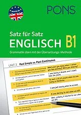 Kartonierter Einband (Kt) PONS Satz für Satz Englisch Grammatik B1 von Magdalena Filak, Filip Radej