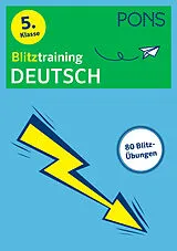 Kartonierter Einband (Kt) PONS Blitztraining Deutsch 5. Klasse von 