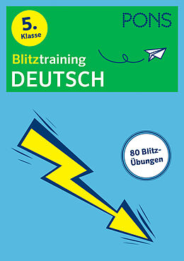 Kartonierter Einband PONS Blitztraining Deutsch 5. Klasse von 