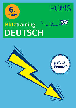 Kartonierter Einband PONS Blitztraining Deutsch 6. Klasse von 