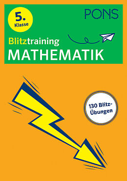 Kartonierter Einband PONS Blitztraining Mathematik 5. Klasse von 