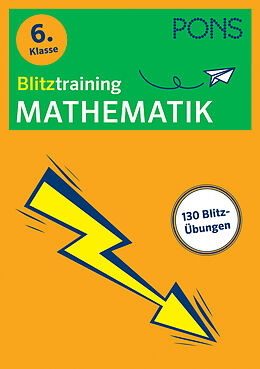 Kartonierter Einband PONS Blitztraining Mathematik 6. Klasse von 