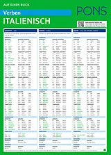 Kartonierter Einband PONS Verben auf einen Blick Italienisch von Susanne Godon