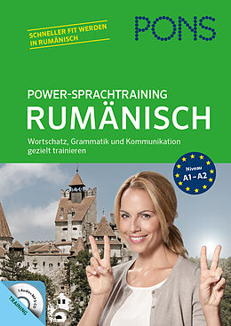 Kartonierter Einband PONS Power-Sprachtraining Rumänisch von 