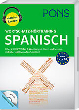Audio CD (CD/SACD) PONS Wortschatz-Hörtraining Spanisch mit Begleitheft und MP3-CD von 