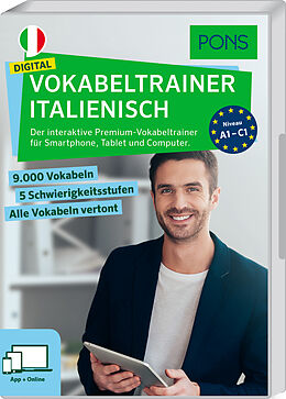 Kartonierter Einband PONS Digital Vokabeltrainer Italienisch von 