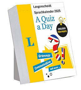 Kalender Langenscheidt Sprachkalender Englisch A Quiz a Day 2025 von 